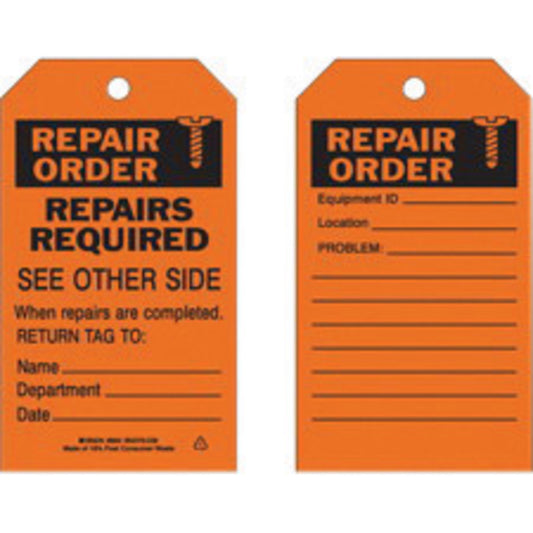 Brady® 7" X 4" Black/Green Rigid Polyester Scaffolding Tag (10 Per Pack) "THIS SCAFFOLD HAS BEEN ERECTED TO MEET FEDERAL/STATE OSHA STANDARDS AND IS SAFE FOR ALL CRAFT WORK.  DO NOT ALTER DATE___COMPETENT PERSON___SIGNATURE___COMMENTS___"