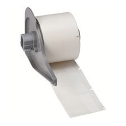 Brady® 1 1/2" X 1 1/2" White/Clear BMP®71 Flame-Retardant/Self-Laminating Vinyl Label (250 Per Roll)
