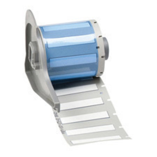 Brady® 0.187" X 1 3/4" White BMP®71 PermaSleeve® Flame-Retardant/Heat-Shrinkable Polyolefin Label (100 Per Roll)