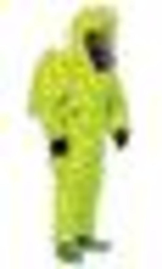 DuPont™ 4X Yellow Tychem® 10000 28 mil Tychem® 10000 Encapsulated Level B Chemical Protective Suit (With Expanded Back And Front Entry)