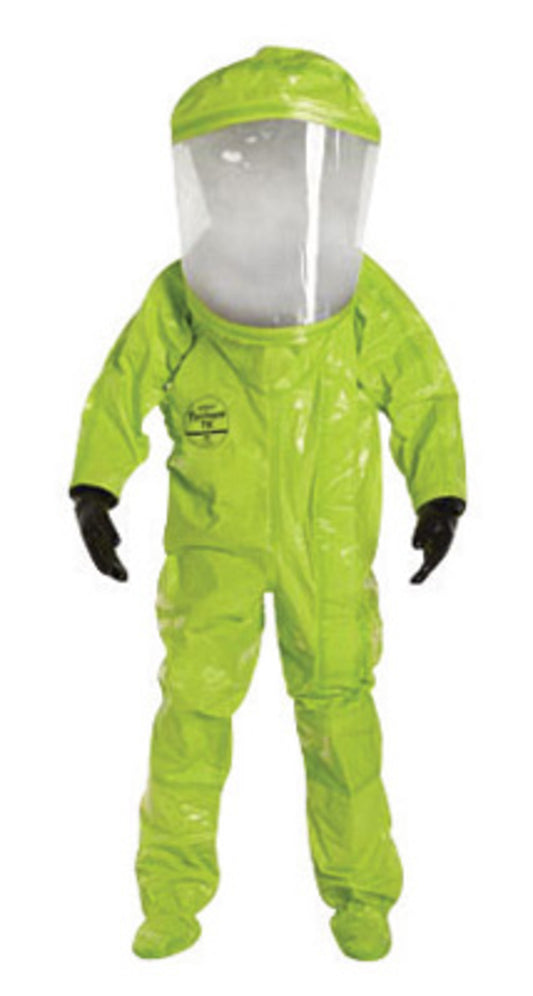 DuPont™ Medium Yellow Tychem® 10000 28 mil Tychem® 10000 Encapsulated Level A Chemical Protective Suit (With Expanded Back And Rear Entry)
