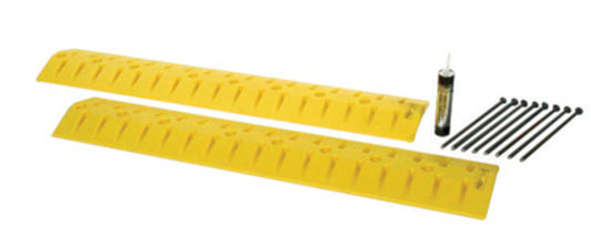Eagle 108" X 10" X 2" Yellow HDPE Cable Guard