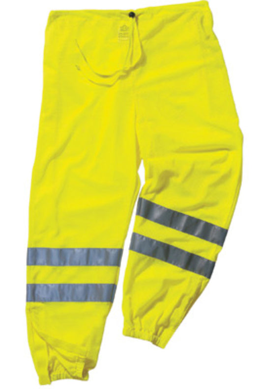 Ergodyne Large - X-Large Hi-Viz Lime GloWear® 8910 Polyester Mesh Pants