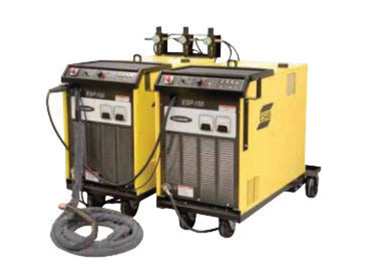 ESAB® Deuce Pack 150 230/460/575 Volts 3 Phase 60 Hz Plasma Cutting And Gouging System With 50' Leads (Includes (2) ESP-150 Consoles, Torch, Coolant Circulator, Spare Parts Kit, Regulator, Gas Hose, Work Cable And Water Hose)