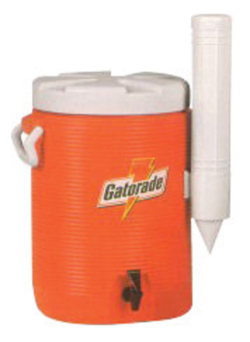 Gatorade® 5 Gallon Orange And White Dispenser Cooler With Fast Flow Faucet And Handles