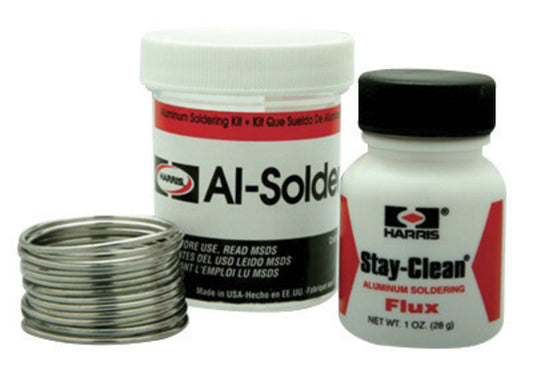 Harris® Al-Solder 500 85% Tin 15% Zinc Aluminum Solder Kit