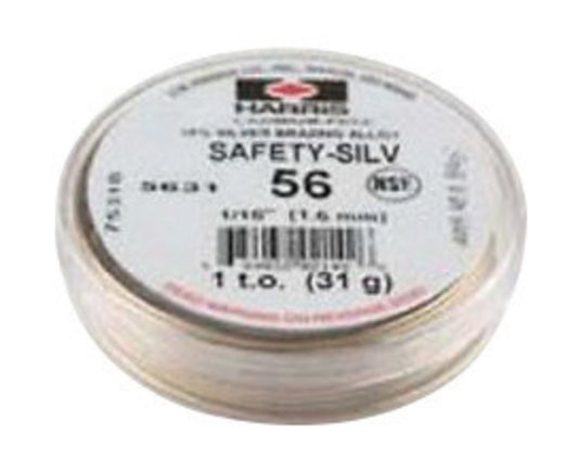 Harris® 1/16" BAg-7 Safety-Silv® 56 High Silver Brazing Alloy Filler Metal 5 toz Cup
