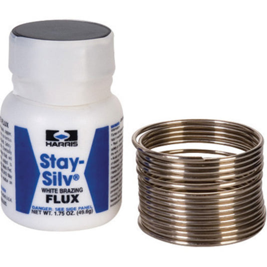 Harris® 1/16" BAg-7 Safety-Silv® 56 High Silver Brazing Alloy Filler Metal And Flux Kit Jar