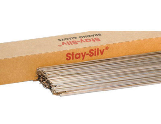 Harris® 3/32" X 36" BCuP-4 Stay-Silv® 6HP Round Brazing Alloy Filler Metal 25 lb Pack