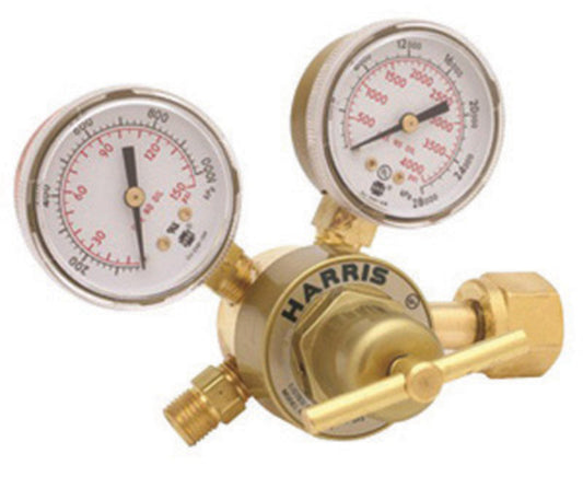 Harris® Model 301-15-510 Light/Medium Duty Industrial Compact Acetylene Single Stage Regulator, CGA-510