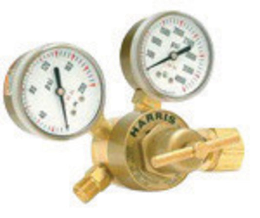 Harris® Model 301-100-580 Light/Medium Duty Industrial Compact Argon, Helium, and Nitrogen Single Stage Regulator, CGA-580