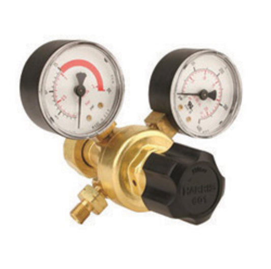 Harris® Model 601-15-520-A Light Duty Industrial Economical Acetylene Single Stage Regulator, CGA-520-A