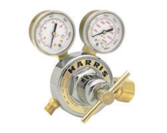 Harris® Model 25GX-500-580 Medium/Heavy Duty HVAC Nitrogen Purging Argon, Helium, and Nitrogen Single Stage Regulator, CGA-580