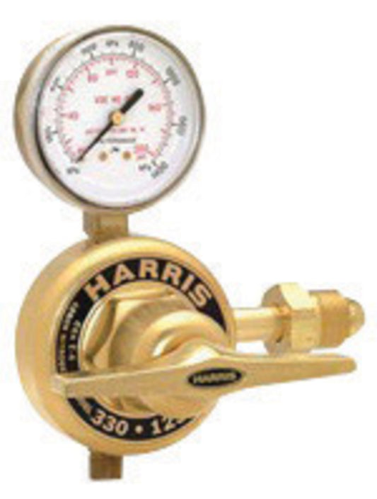 Harris® Model 330-500-580 Heavy Duty Industrial Liquid Cylinder Gaseous Withdrawal Argon and Nitrogen Single Stage Regulator, CGA-580