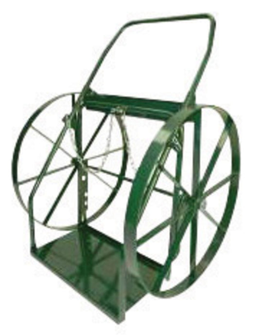 Harper™ Series 300 Cylinder Truck With 30" X 2" Steel Wheels, Continuous Handle And Cylinder Hold Chain (For Medium To Large Cylinders)
