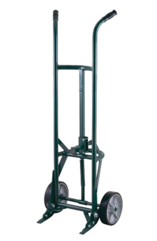 Harper™ Series 78 Drum King Truck With 10" X 2 1/2" Mold-On Rubber Wheels And Spring Loaded Swing Axle