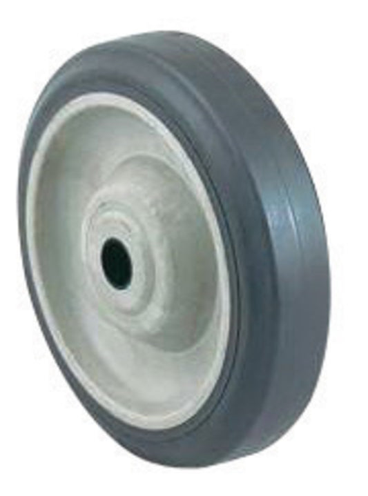Harper™ 5'' X 1 1/4'' 125 lb Hard Core Soft Tread Wheel With 1 1/2" Hub And 1/2" Plain Bearing