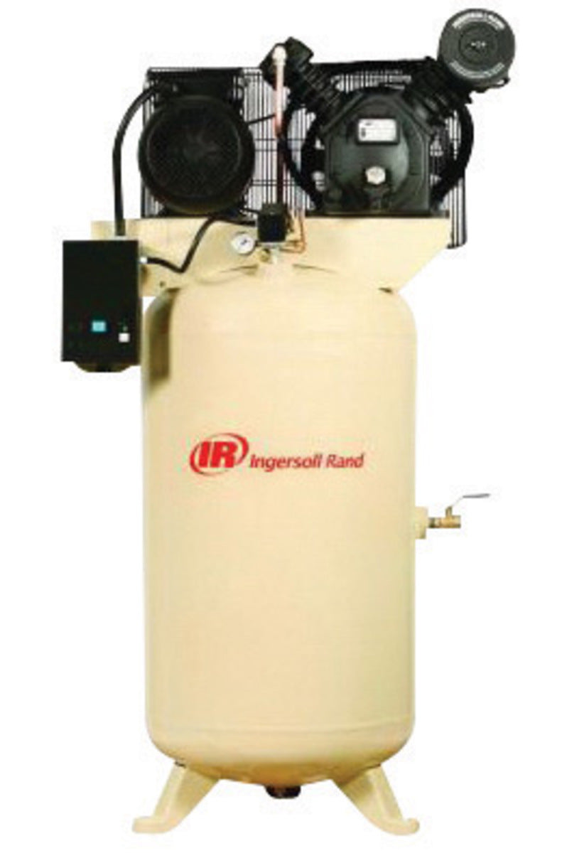Ingersoll Rand Model 2475N7.5-V 7.5 hp Air Compressor With 80 gal/Vertical Tank