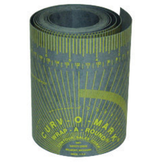 Jackson Safety 5" X 7' Gray Curv-O-Mark® Pipe Template