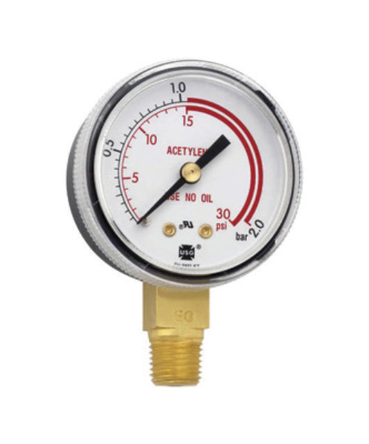 Miller® 2" Steel 100 psi Pressure Gauge