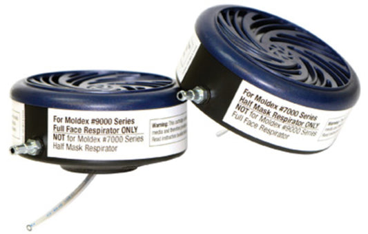 Moldex® Large 7000 7800 9000 Series Half Face Air Purifying Respirator With N95 Prefilters