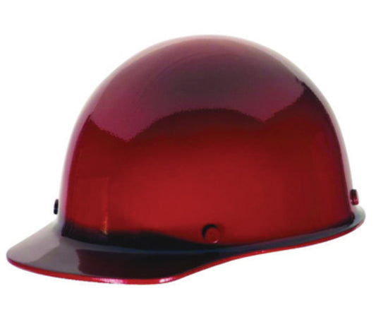 MSA Red Skullgard® Phenolic Cap Style Hard Hat With Pinlock/4 Point Pinlock Suspension