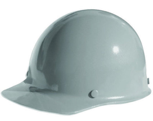 MSA Gray Skullgard® Phenolic Cap Style Hard Hat With Pinlock/4 Point Pinlock Suspension