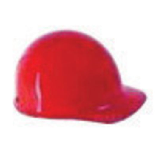MSA Red Skullgard® Phenolic Cap Style Hard Hat With Ratchet/4 Point Ratchet Suspension