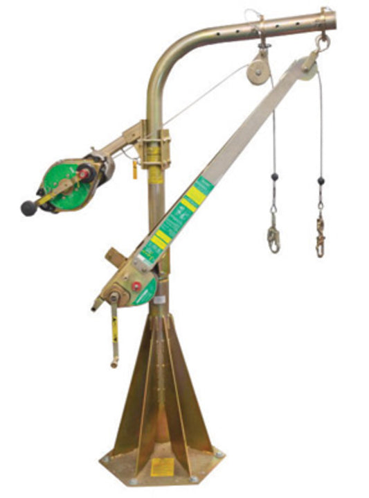 MSA Dyna-Glide® Pivot Davit Assembly With Galvanized Steel And Portable Anchorage
