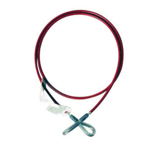 MSA 1/4" X 4'"  Galvanized/Vinyl Anchorage Sling
