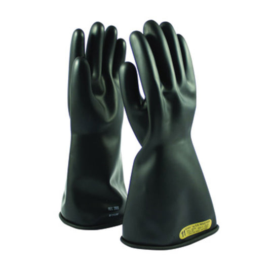 Protective Industrial Products Size 9 Black NOVAX® Rubber Class 00 Linesmens Gloves