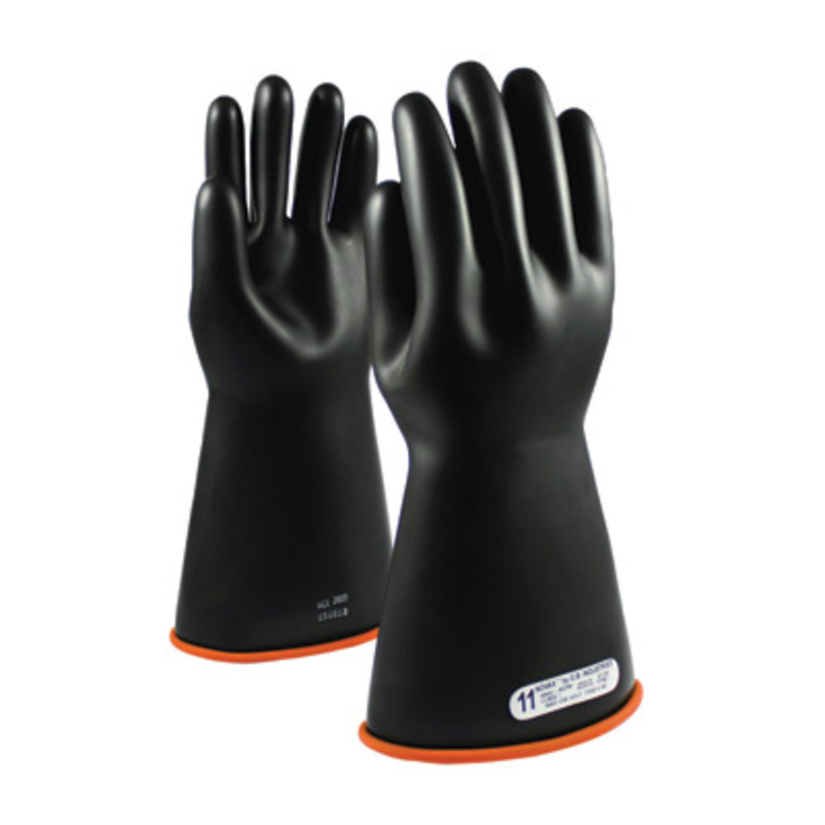 Protective Industrial Products Size 10 Black And Orange NOVAX® Rubber Class 2 Linesmens Gloves