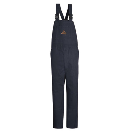 Bulwark® Small Regular Navy Blue Westex Ultrasoft®/Cotton/Nylon Duck Flame Resistant Bib With Zipper Front Closure