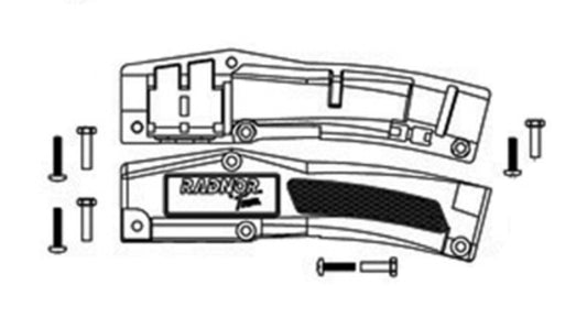 RADNOR™ Replacement Handle With Binder Posts For 250 A Tweco® MIG Guns