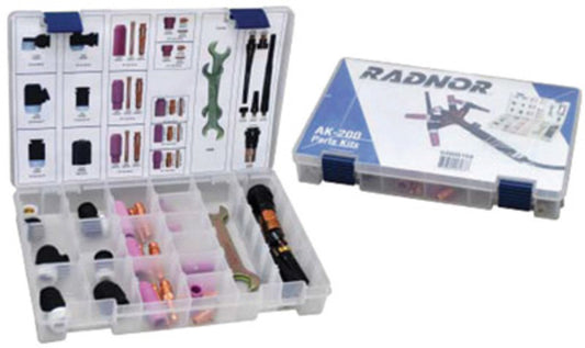 RADNOR™ Model AK-200 TIG Accessory Kit For 200 Amp Modular Flex Torch