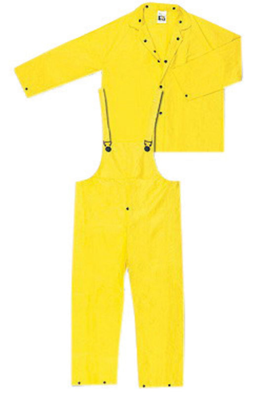 MCR Safety® 2X Yellow Wizard .28 mm Nylon/PVC Suit