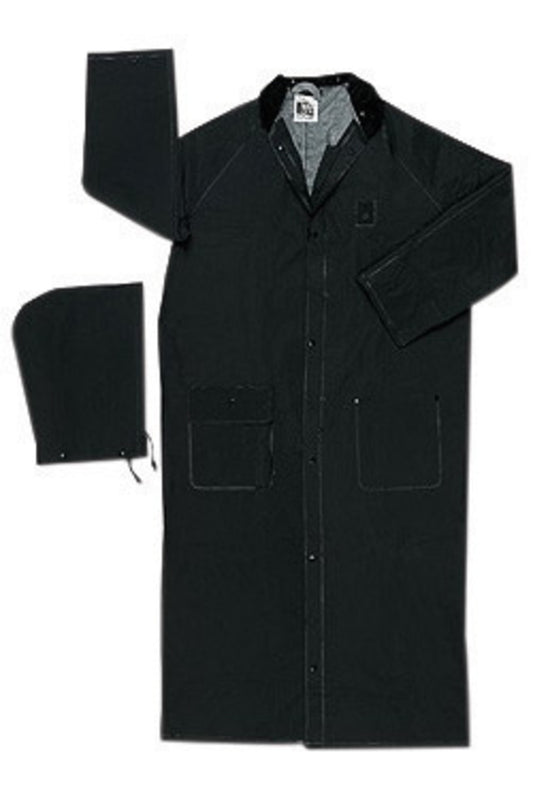MCR Safety® 4X Black Concord 0.35 mm Polyester/PVC Jacket