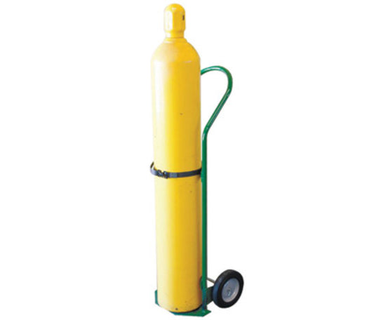 Saf-T-Cart Cylinder Truck With Semi-Pneumatic Wheels And U-Shaped Handle with STP-42 Strap