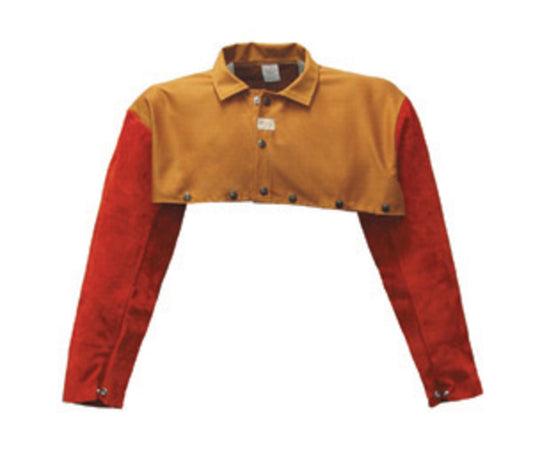 Stanco Safety Products™ 2X Brown Cotton Flame Resistant Cape Sleeve With Snap Closure