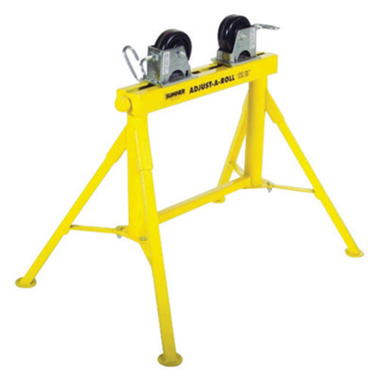 Sumner Manufacturing Company Adjust-A-Roll™ ST-704 Pipe Stand, 24 in X 31 in X 23 in, 1/2 in - 36 in Pipe Capacity, 2000 lb Load Capacity
