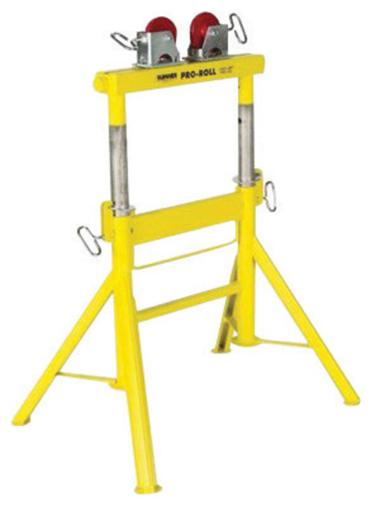 Sumner Manufacturing Company Pro Roll™ PR-AW Pipe Stand, 29 in - 43 in X 31 in X 23 in, 1/2 in - 36 in Pipe Capacity, 2000 lb Load Capacity