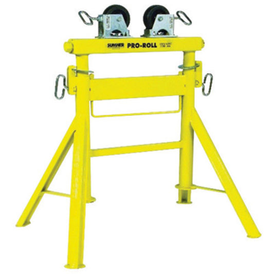 Sumner Manufacturing Company Pro Roll™ ST-403 Pipe Stand, 29 in - 43 in X 31 in X 23 in, 1/2 in - 36 in Pipe Capacity, 2000 lb Load Capacity