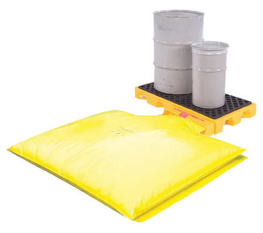 UltraTech 52" X 30 1/2 X 5 3/4" Ultra-Spill Decks P2 Bladder System Yellow Polyethylene  Stops Aggressive Chemicals/Oil/Water