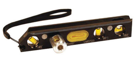 Valtra Strong Hand® 0 - 90° Anodized Aluminum Magnetic Torpedo Level With (3) Vials
