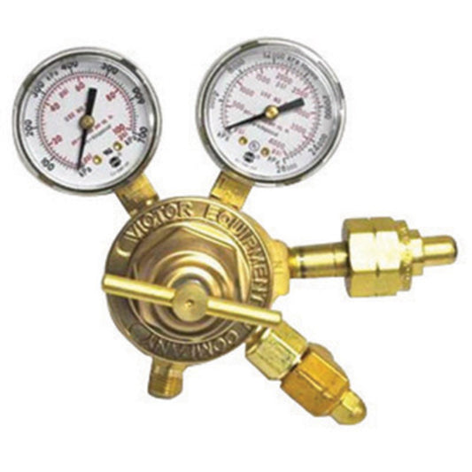 Victor® Model VTS252C-350 Medium Duty Hydrogen And Methane Two Stage Regulator, CGA-350