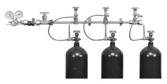 Victor® Acetylene 3/4" NPT Male 4 Outlet Manifold, CGA-510