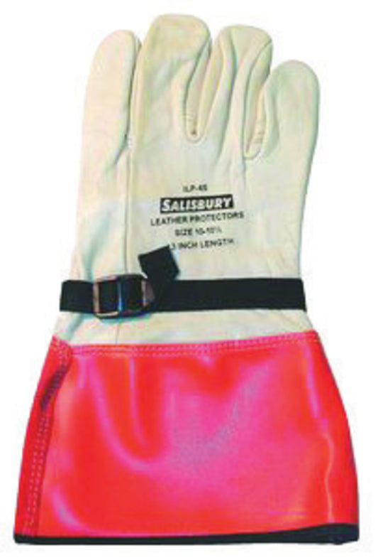 Salisbury by Honeywell Size 10 Yellow Cowhide Linesmens Gloves