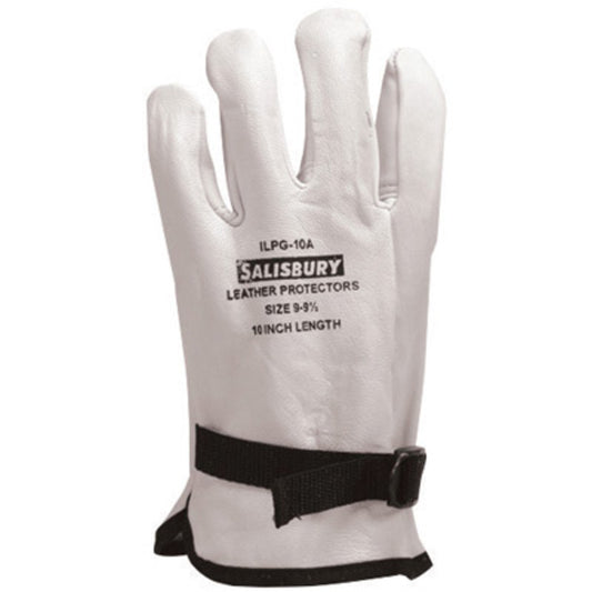 Salisbury by Honeywell Size 7 Orange And Green Goatskin Linesmens Gloves