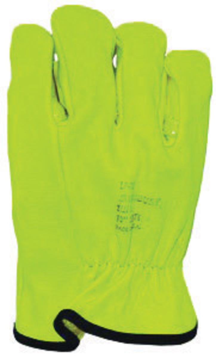 Salisbury by Honeywell Size 8 Yellow Cowhide Linesmens Gloves