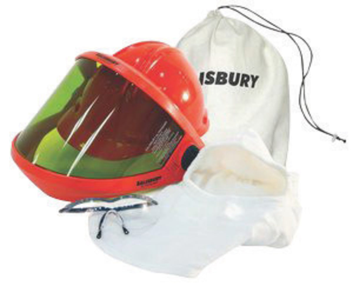 Salisbury PrismShield Model SKA10 7.5" X 20" Bronze Tinted Polycarbonate Arc Flash Face Shield Safety Kit